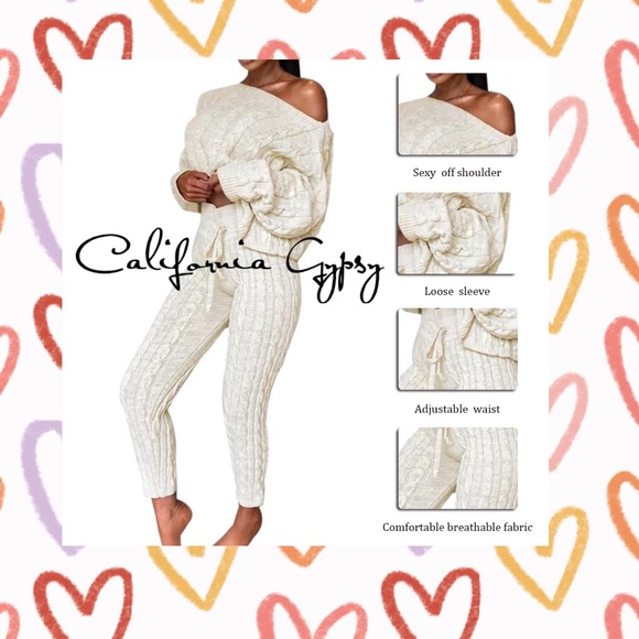 Knit 2 Pcs Loungewear Set - Picture 9 of 10